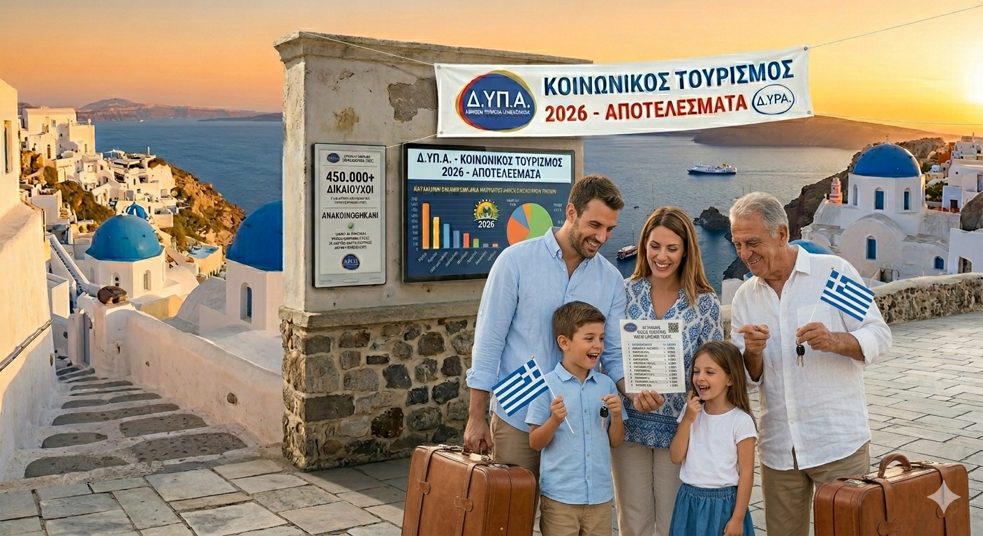 Κοινωνικός Τουρισμός 2026: Ανακοινώθηκαν τα Αποτελέσματα – Πώς να Οργανώσετε Οικονομικές Διακοπές