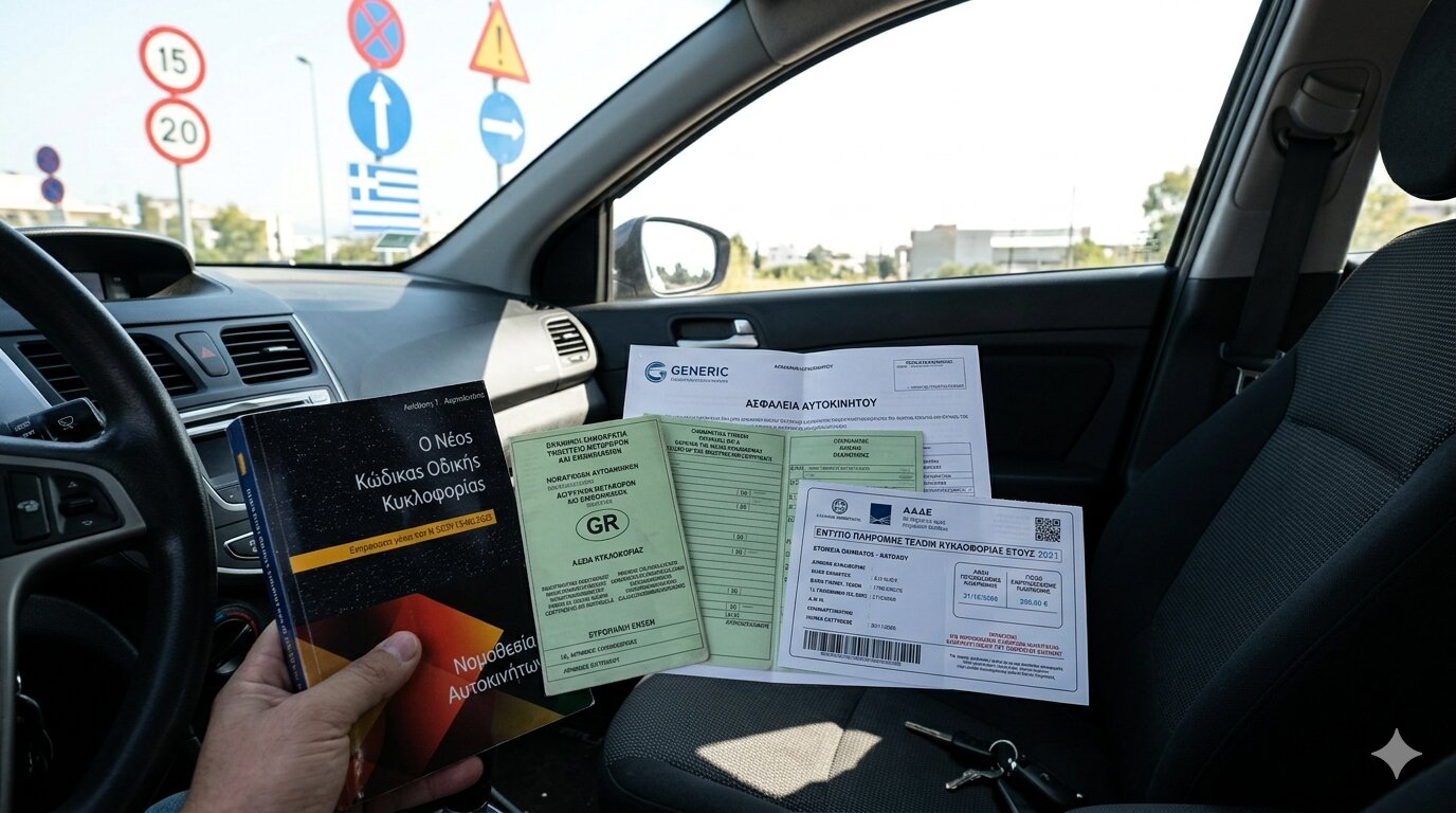 Ποια αυτοκίνητα δεν χρειάζεται να φέρουν άδεια, ασφάλεια και Τέλη κυκλοφορίας στην Ελλάδα;