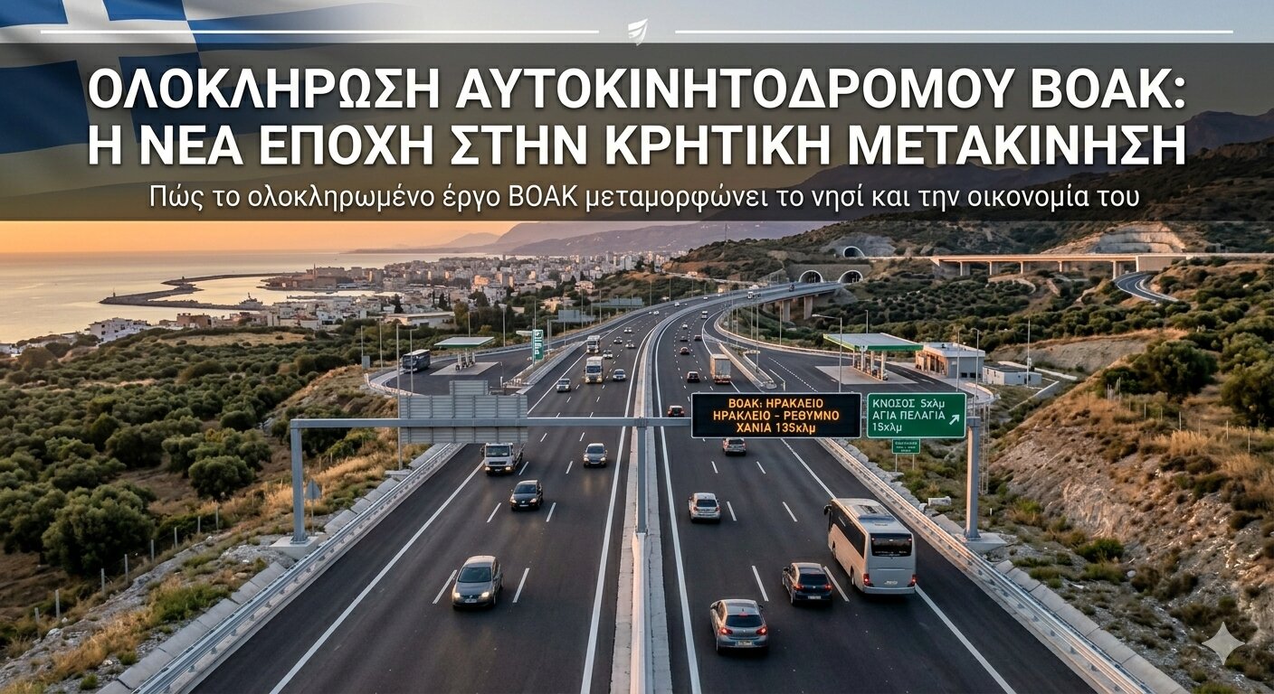 Οι τρεις αυτοκινητόδρομοι που θα αλλάξουν την Ελλάδα έως το 2027: Ε65, ΒΟΑΚ και Flyover Θεσσαλονίκης
