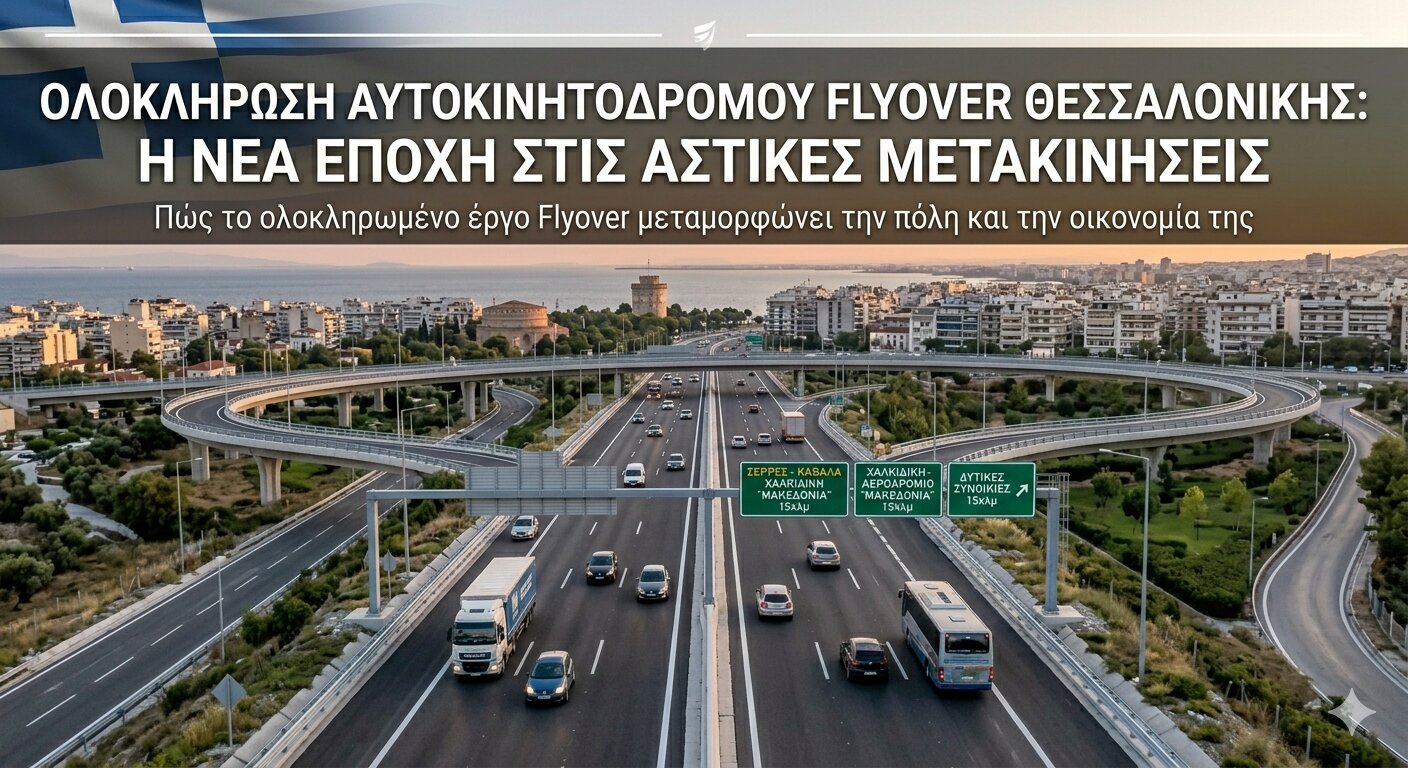 Οι τρεις αυτοκινητόδρομοι που θα αλλάξουν την Ελλάδα έως το 2027: Ε65, ΒΟΑΚ και Flyover Θεσσαλονίκης