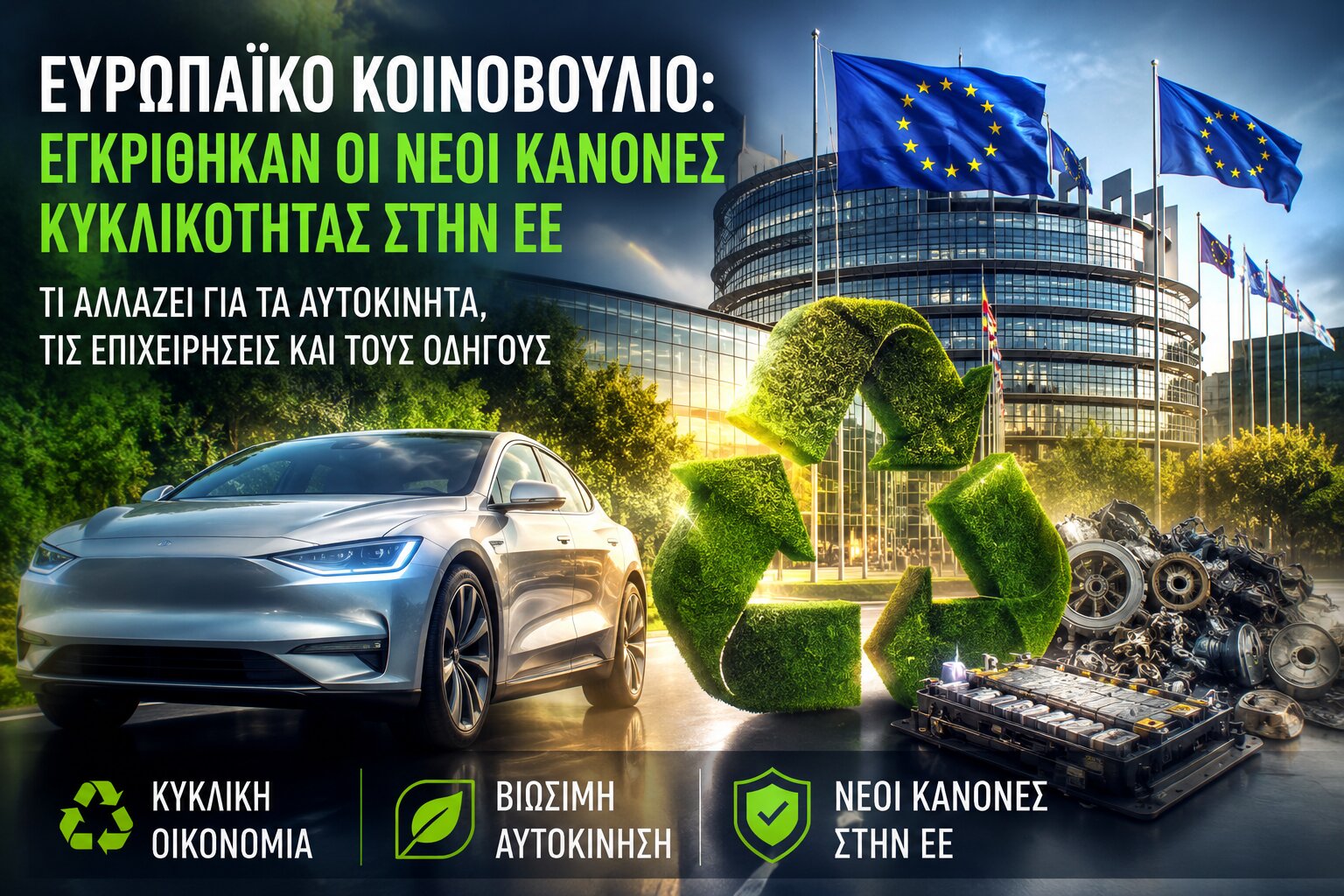 European Parliament Approves New EU Circularity Rules: What Changes for Cars, Businesses and Drivers