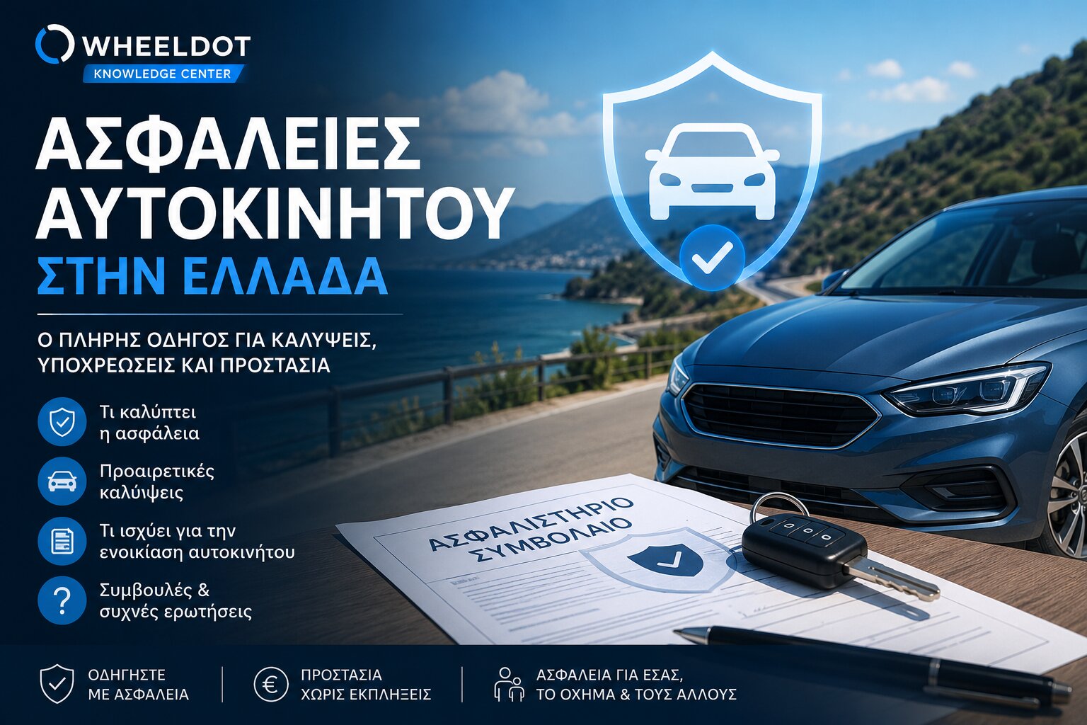 Ασφάλεια Αυτοκινήτου στην Ελλάδα: Όλες οι Καλύψεις & Τι Πληρώνεις Πραγματικά