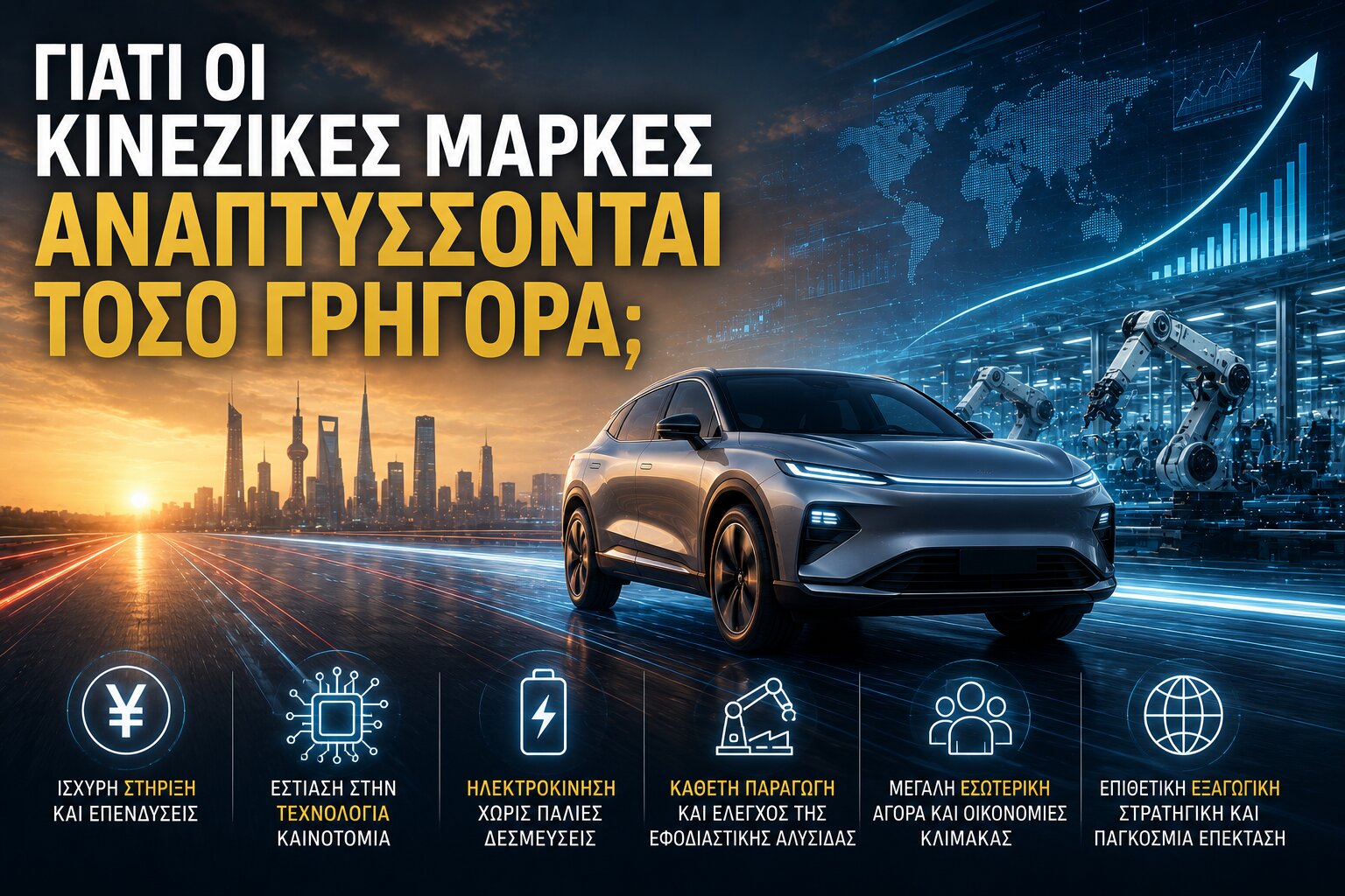 Η Επανάσταση της Κινεζικής Αυτοκινητοβιομηχανίας στην Ελλάδα: Οι εταιρείες, τα νέα μοντέλα και πώς αλλάζουν την αγορά αυτοκινήτου