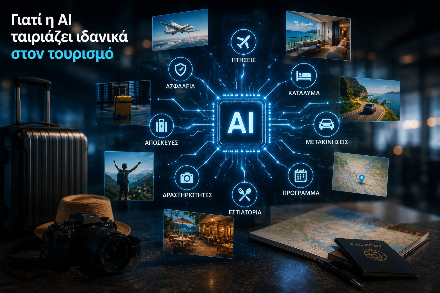 Η Τεχνητή Νοημοσύνη αλλάζει τα ταξίδια: Πώς η AI οργανώνει τις διακοπές μας το 2026