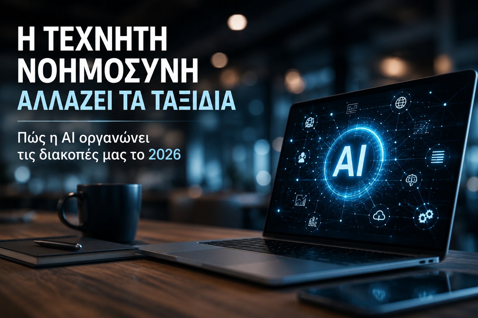 Η Τεχνητή Νοημοσύνη αλλάζει τα ταξίδια: Πώς η AI οργανώνει τις διακοπές μας το 2026