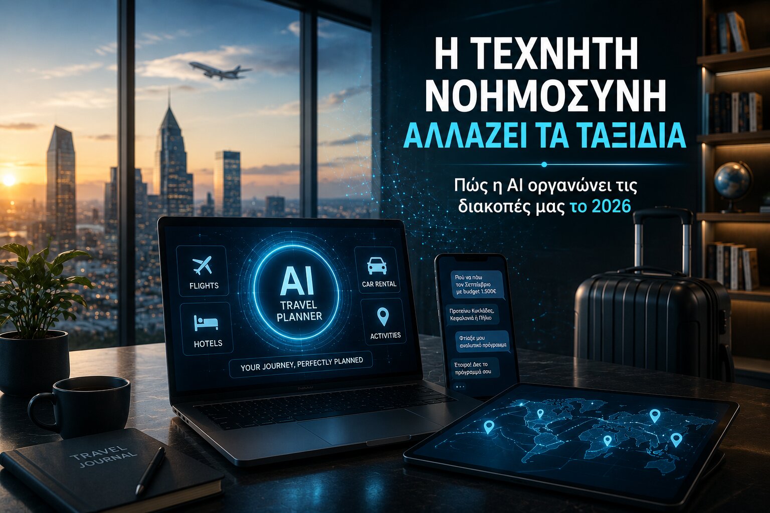 Η Τεχνητή Νοημοσύνη αλλάζει τα ταξίδια: Πώς η AI οργανώνει τις διακοπές μας το 2026