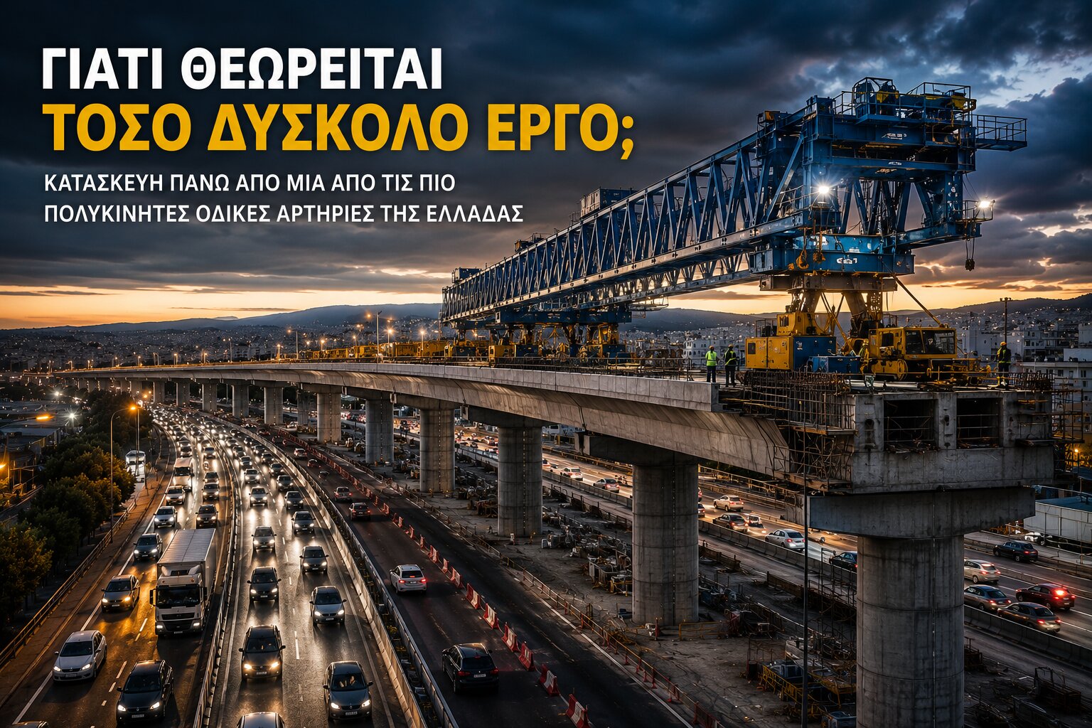 Flyover Θεσσαλονίκης 2026: Σε ποια φάση βρίσκεται το μεγαλύτερο οδικό έργο της Βόρειας Ελλάδας και πότε θα παραδοθεί