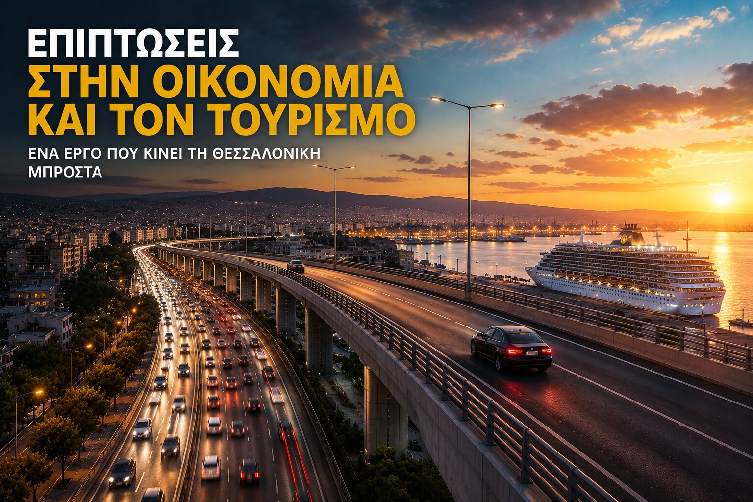 Flyover Θεσσαλονίκης 2026: Σε ποια φάση βρίσκεται το μεγαλύτερο οδικό έργο της Βόρειας Ελλάδας και πότε θα παραδοθεί