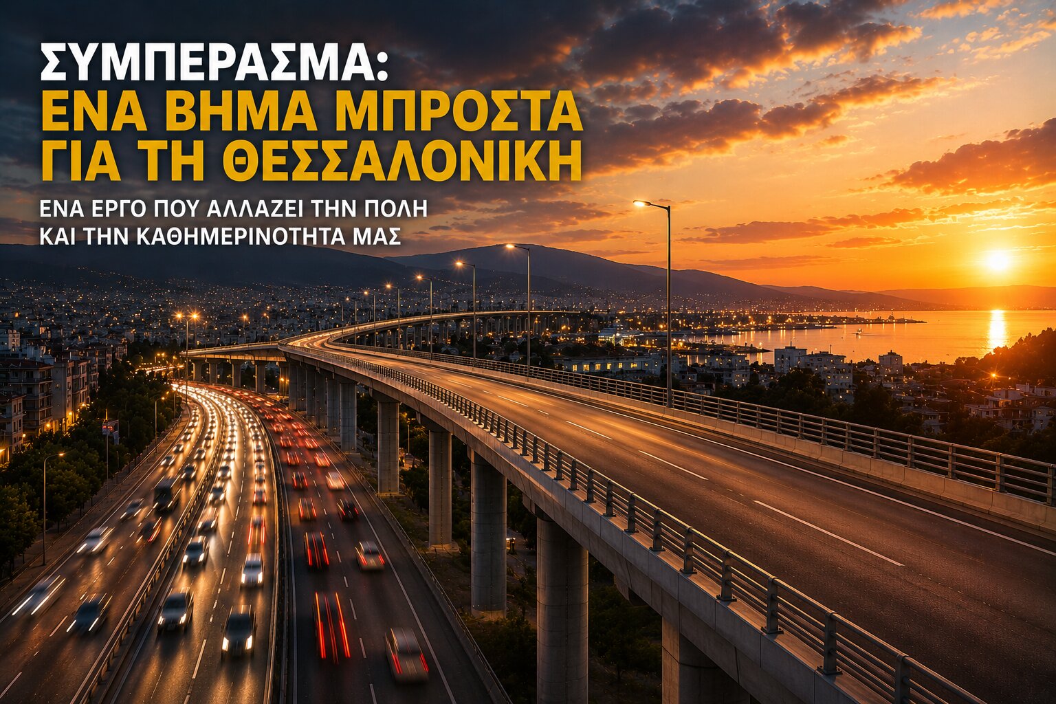 Flyover Θεσσαλονίκης 2026: Σε ποια φάση βρίσκεται το μεγαλύτερο οδικό έργο της Βόρειας Ελλάδας και πότε θα παραδοθεί