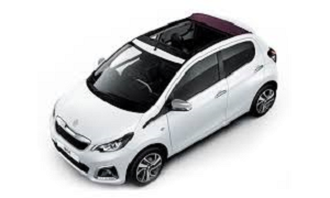 Peugeot 108 Cabrio car rental