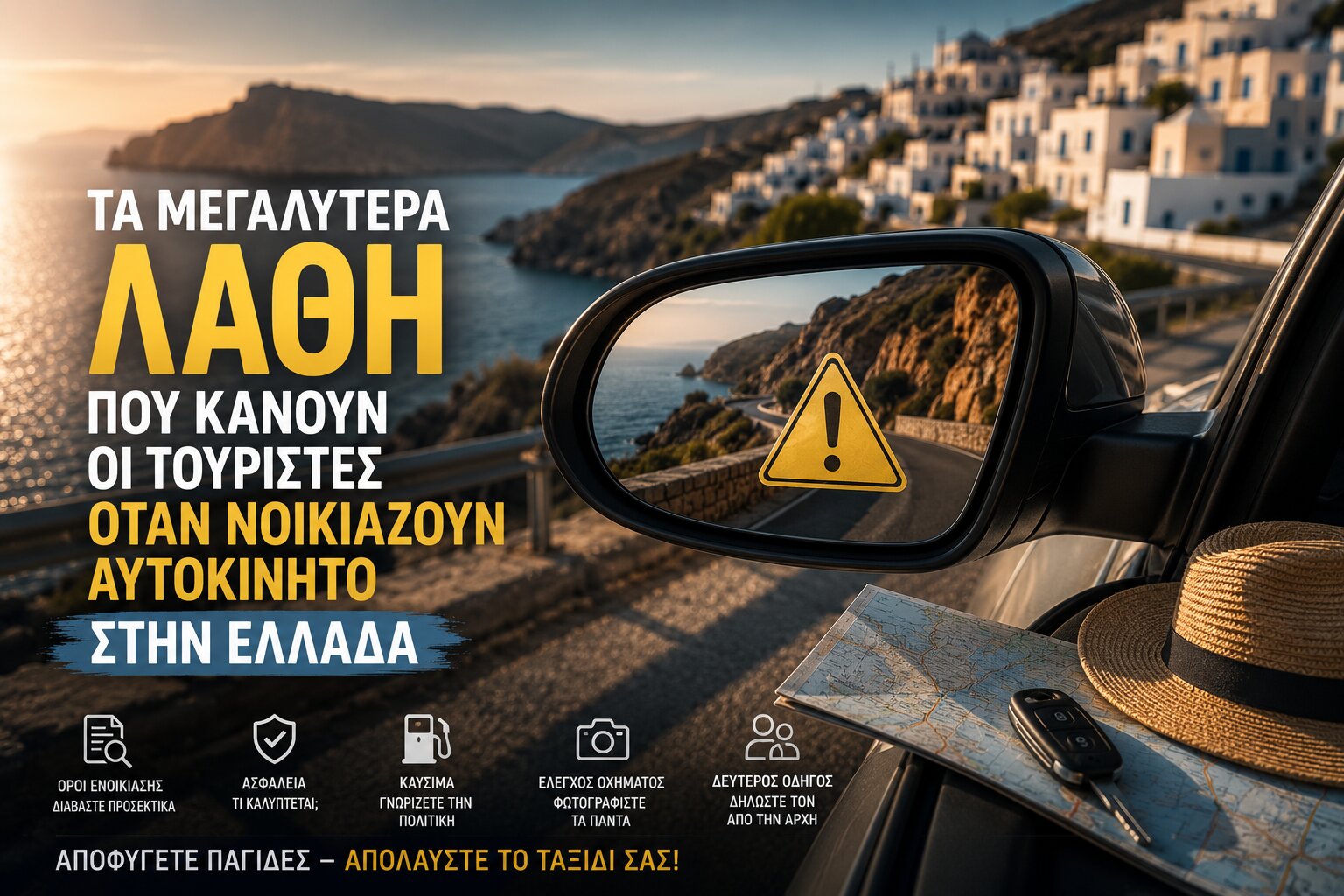 The Biggest Mistakes Tourists Make When Renting a Car in Greece