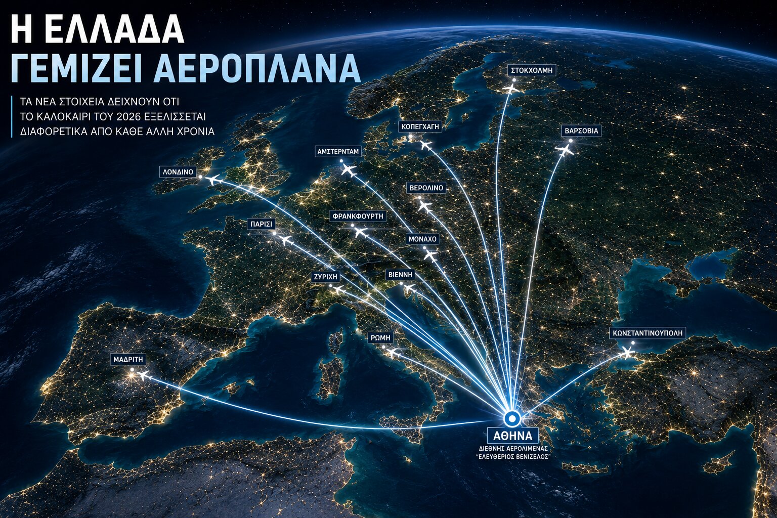 Greece Is Filling the Skies: New Data Shows Summer 2026 Is Unlike Any Other