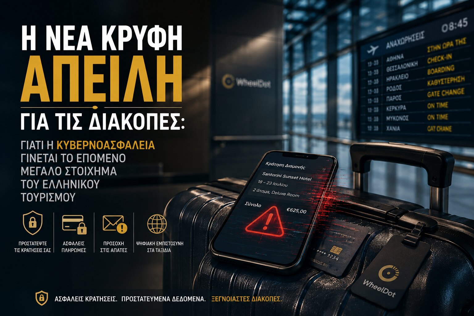 The New Hidden Threat to Travel: Why Cybersecurity Is Becoming the Next Major Challenge for Greek Tourism