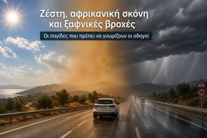 Heat, Saharan Dust and Sudden Rain: Driving Hazards You Shouldn't Ignore