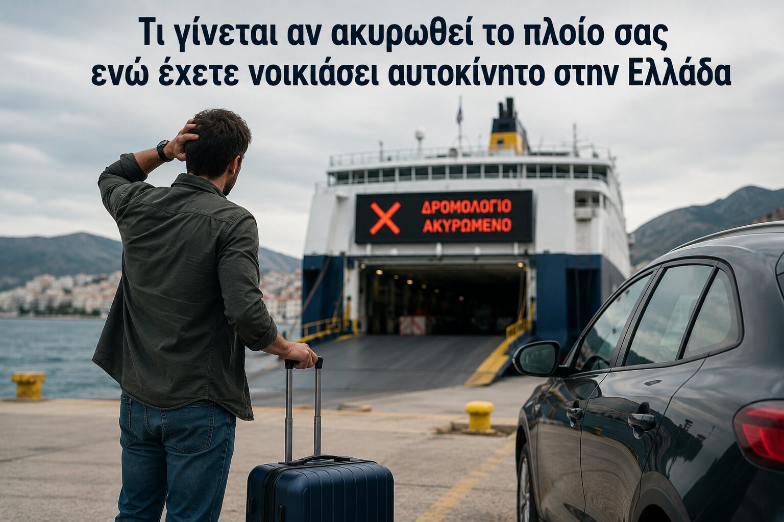 What Happens If Your Ferry Is Cancelled While You Have a Rental Car in Greece?