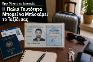 Before You Leave for Vacation: Could Your Old Greek ID Card Stop Your Trip?