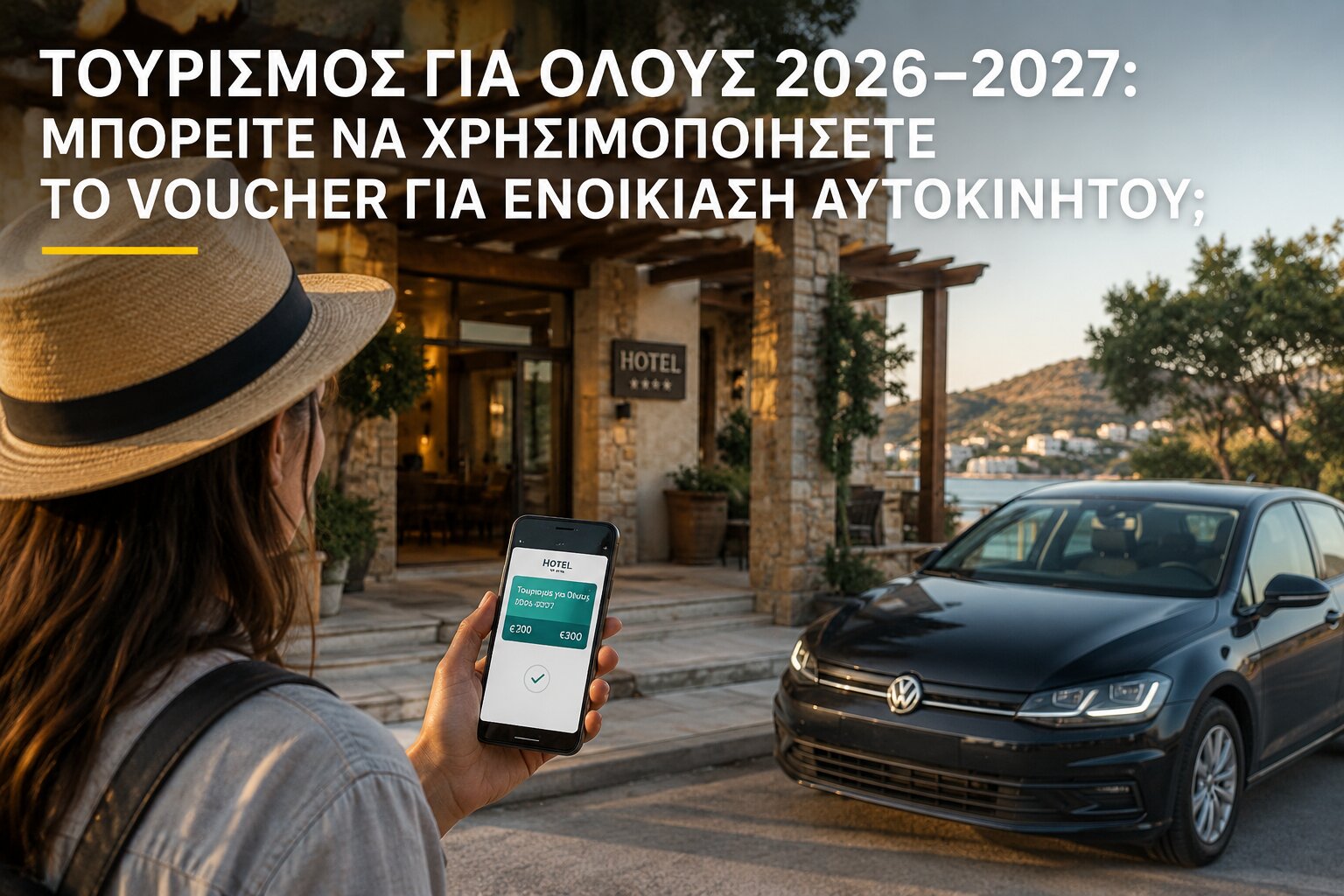 Tourism for All 2026–2027: Can You Use the Voucher to Rent a Car in Greece?
