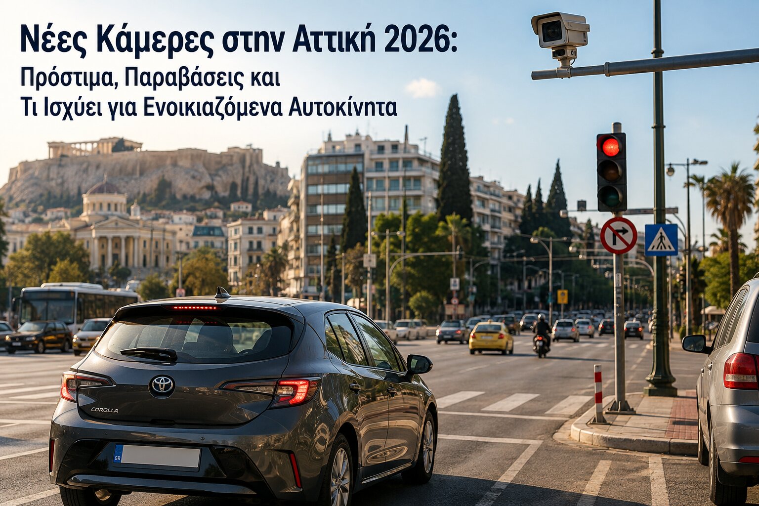 New Traffic Cameras in Athens 2026: Fines, Violations and What Rental Car Drivers Need to Know