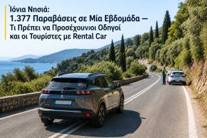 Ionian Islands: 1,377 Traffic Violations in One Week — What Drivers and Rental Car Visitors Need to Know