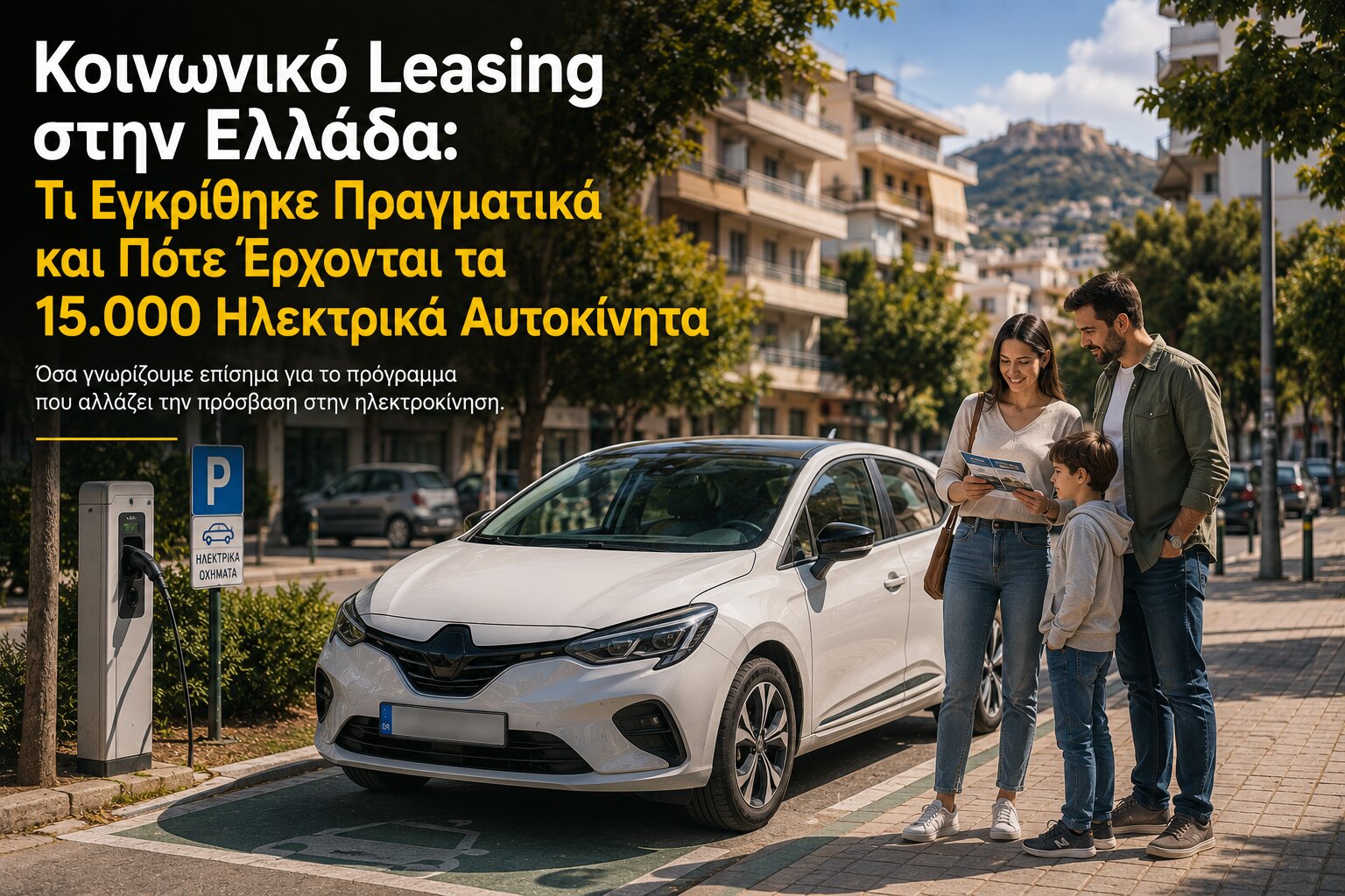Social Leasing in Greece: What Has Actually Been Approved and When Are the 15,000 Electric Cars Coming?