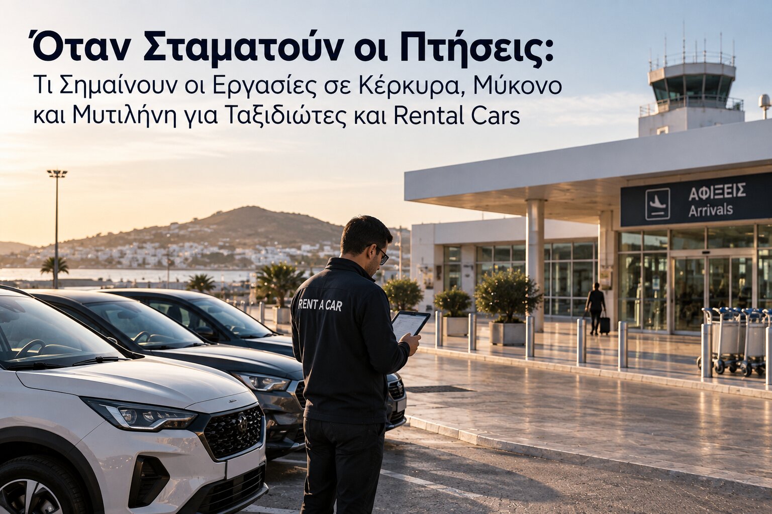 When Flights Stop: What the Runway Works in Corfu, Mykonos and Mitilene Mean for Travellers and Rental Cars