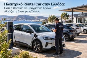 Electric Rental Cars in Greece: Why Real-Time Charging Data Is Changing Fleet Management