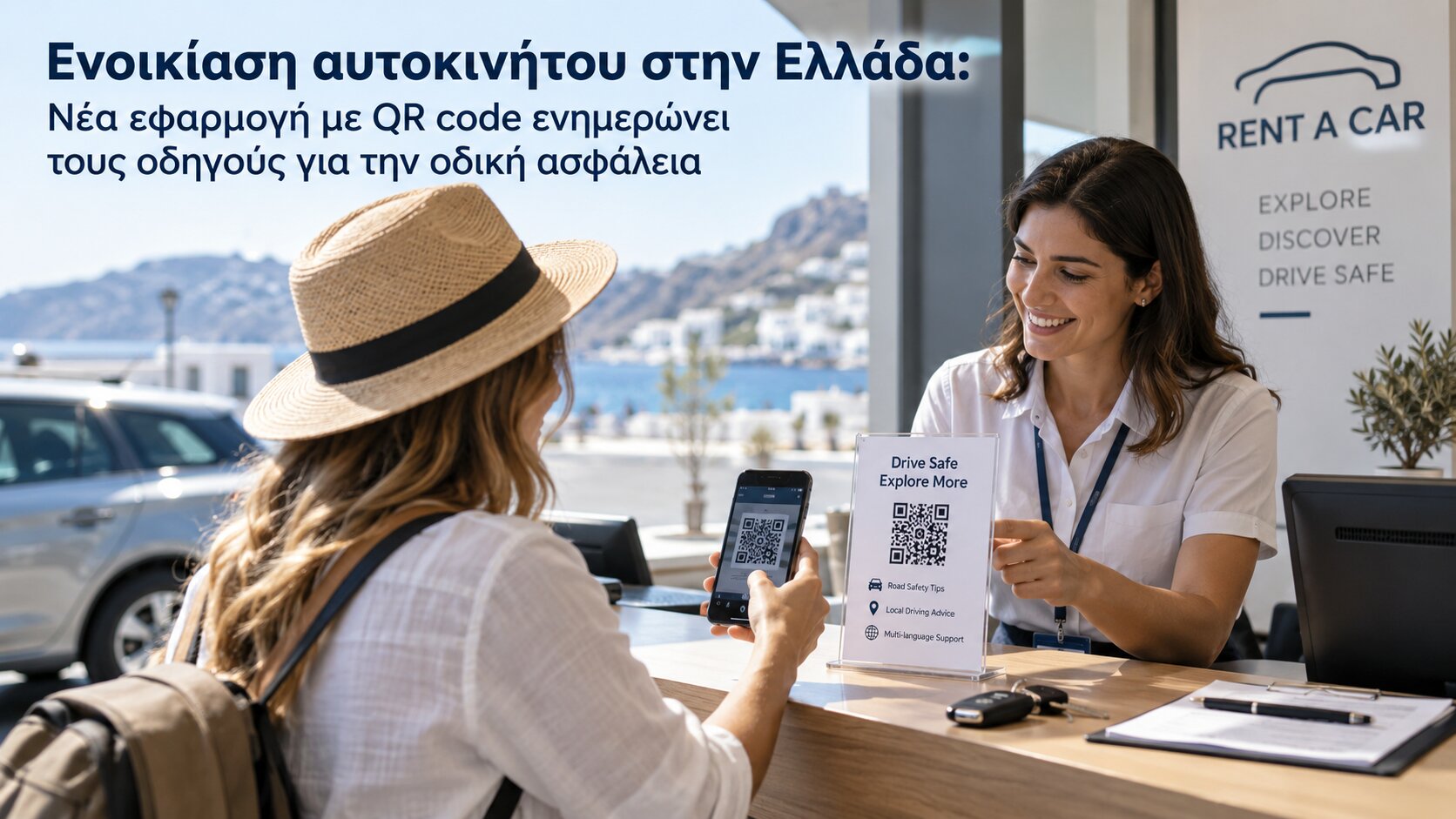 Car Rental in Greece: New QR Code Initiative Aims to Improve Road Safety for Tourists